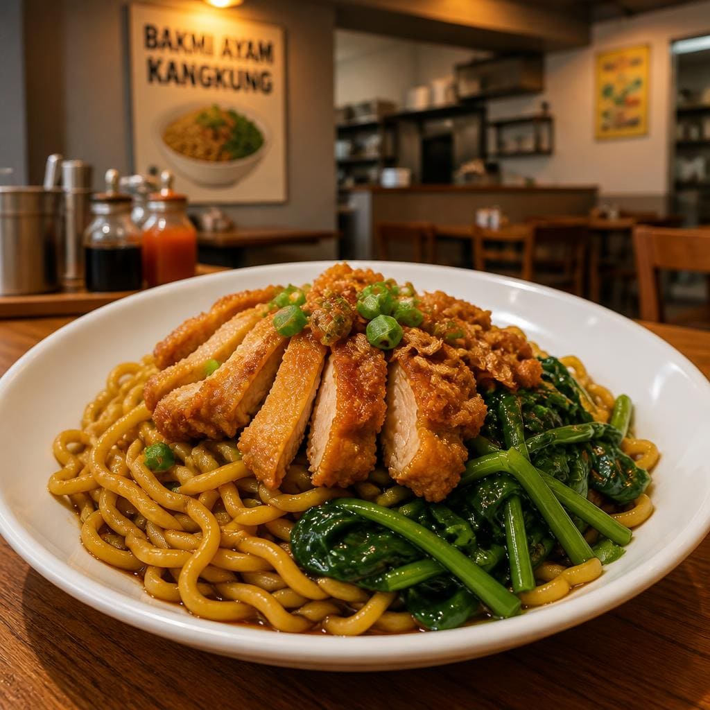 Bakmi Golek Bakmi Ayam Kangkung